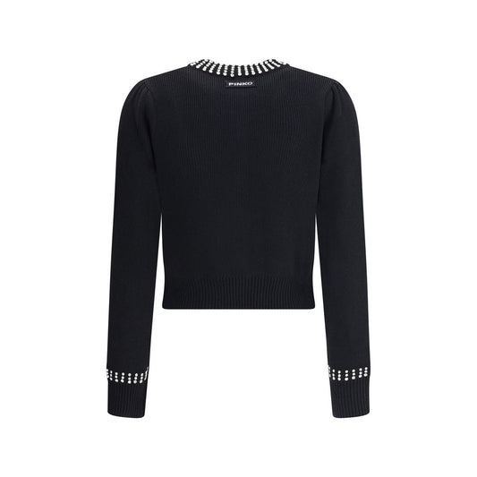 PINKO Black Nylon Cardigan