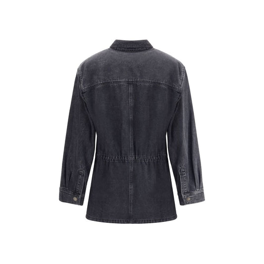 Marant Etoile Gray Cotton Denim Jacket