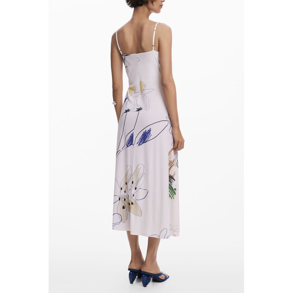 Desigual White Polyester Women's Dress