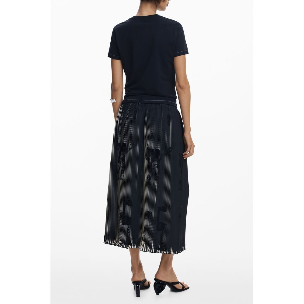 Desigual Black Polyester Women's Skirt