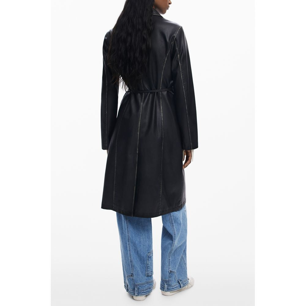 Desigual Black Polyethylene Women's Coat