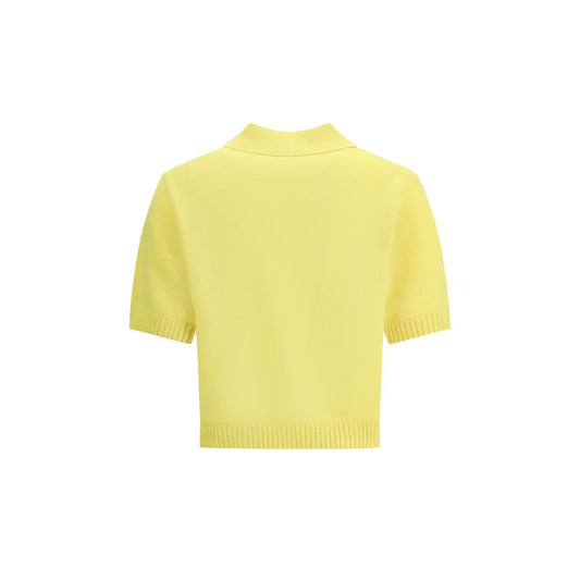Givenchy Yellow Wool Polo Shirt