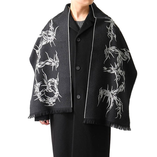 Givenchy Black Virgin Wool Scarf