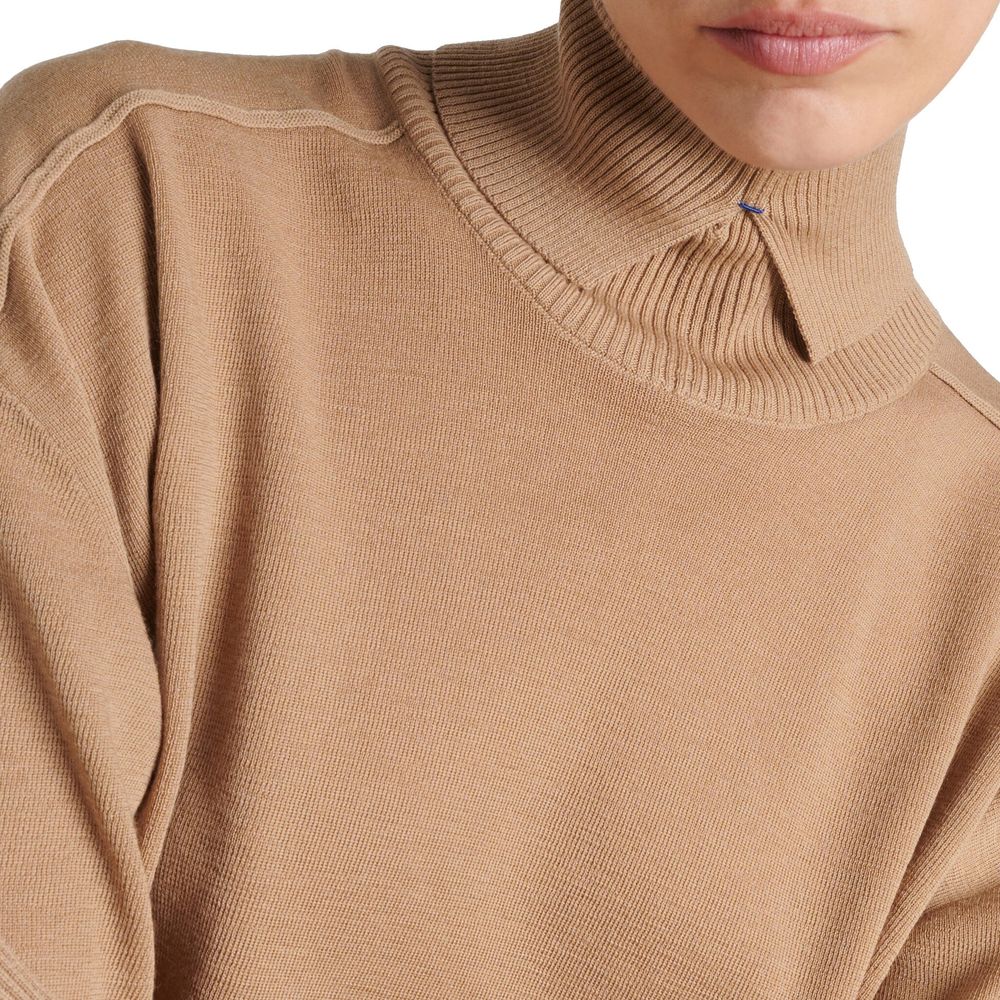 Burberry Beige Turtleneck Sweater