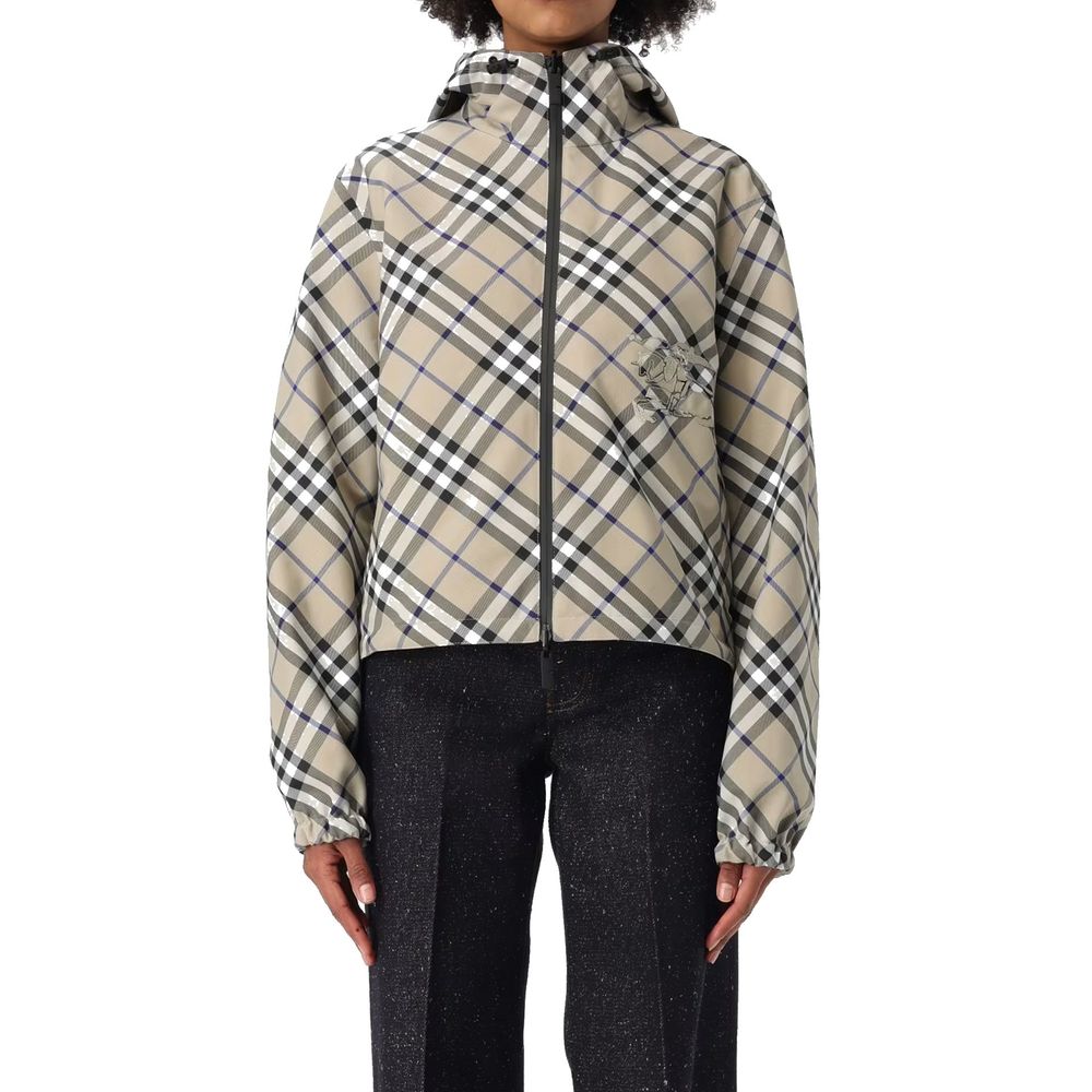 Burberry Gray Polyamide Jacket