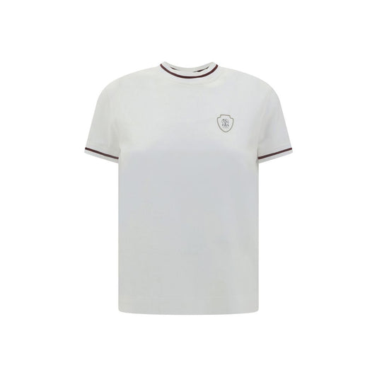 Brunello Cucinelli White Cotton T-Shirt