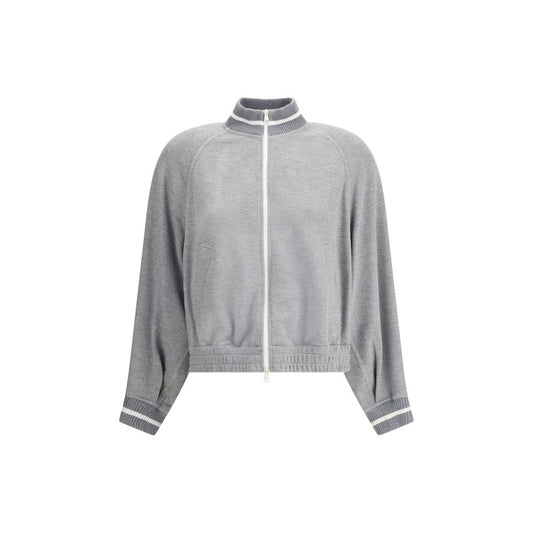 Brunello Cucinelli Gray Viscose Sweatshirt