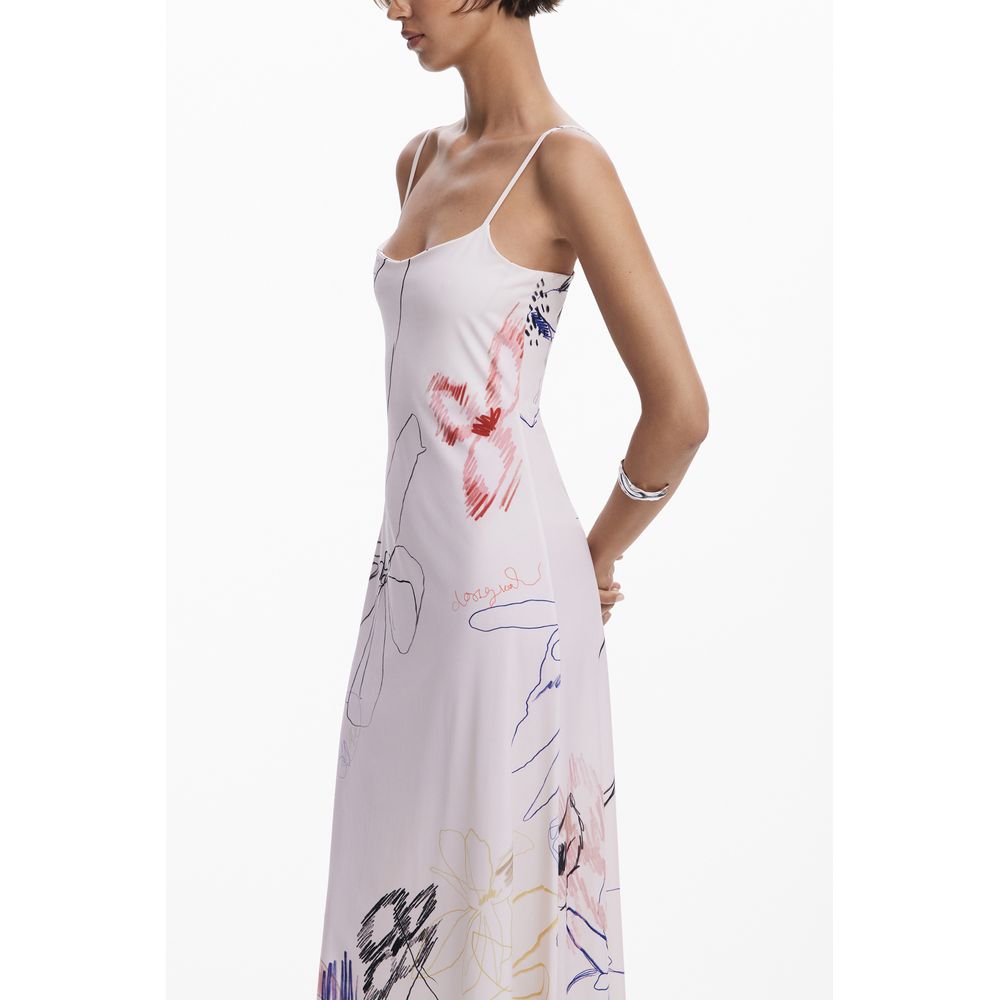 Desigual White Polyester Women's Dress