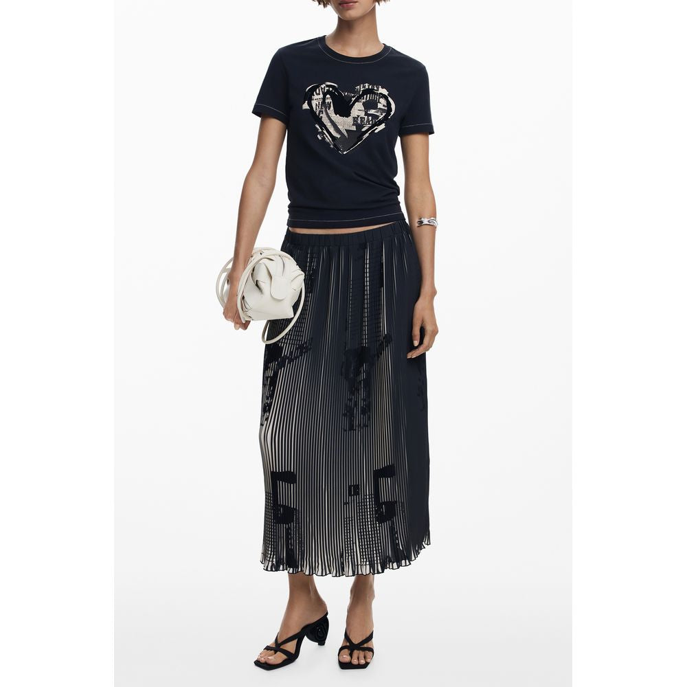 Desigual Black Polyester Women's Skirt