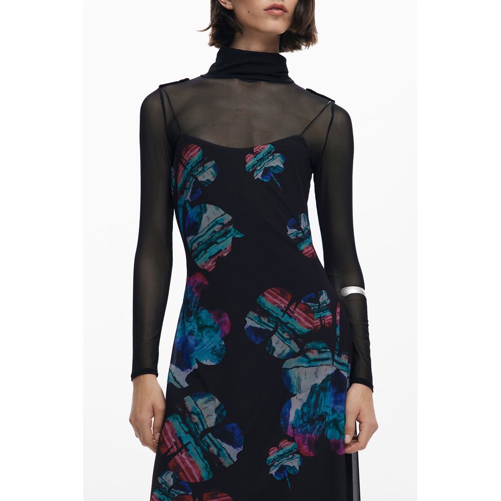 Desigual Black Polyester Women's Dress