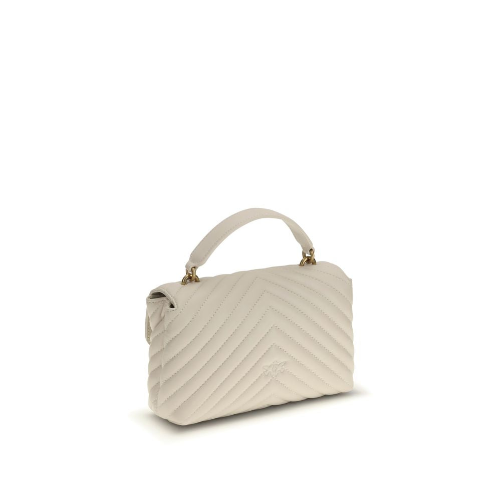 PINKO White Calf Leather Bos Taurus Wallet