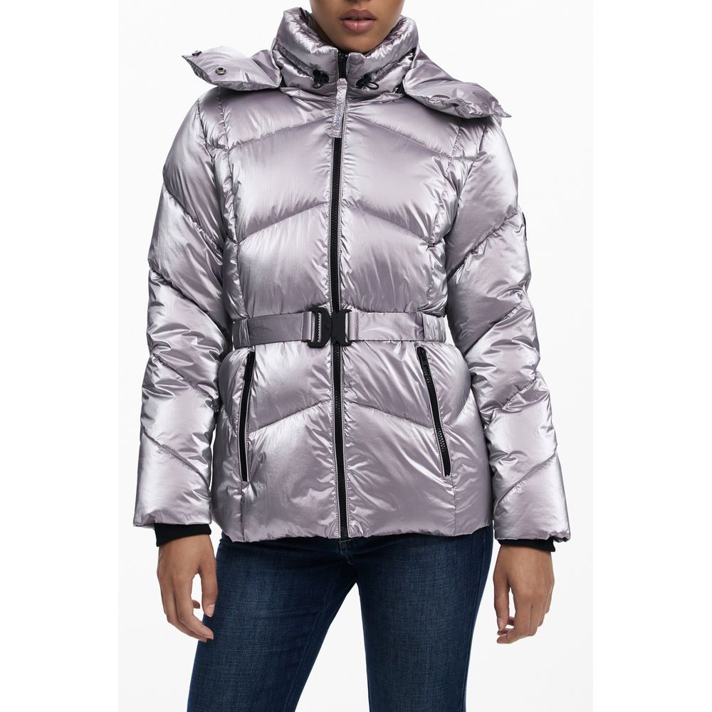 Desigual Pink Polyethylene Women Jacket