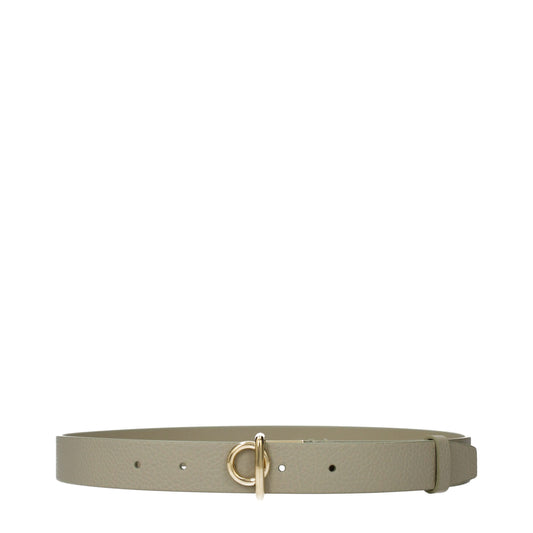 Burberry Beige Leather Belt
