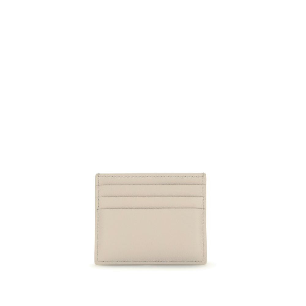 Brunello Cucinelli Beige Calf Leather Bos Taurus Card Wallet