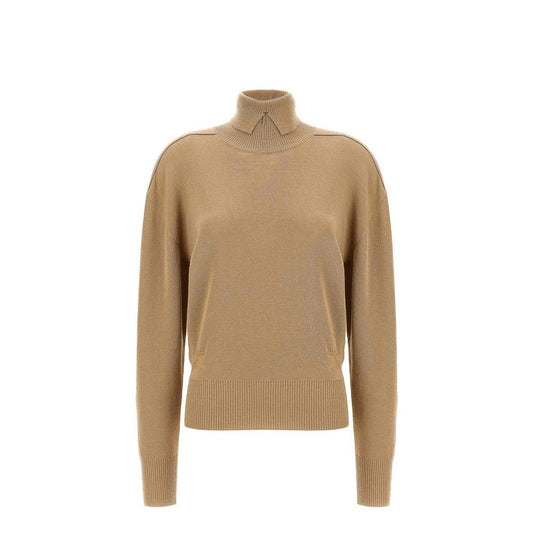 Burberry Beige Turtleneck Sweater